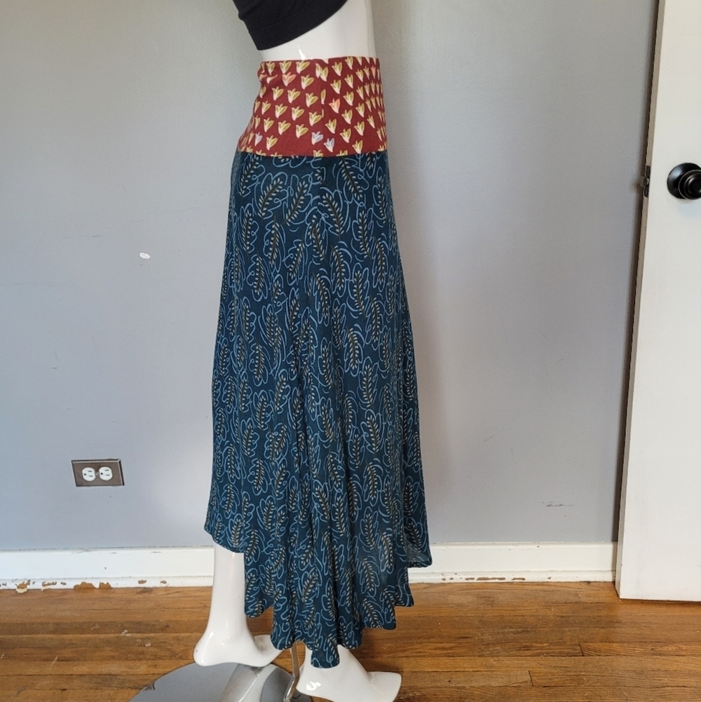 White Stuff Split Print Skirt, VGUC, Size 8 - Picture 3 of 9